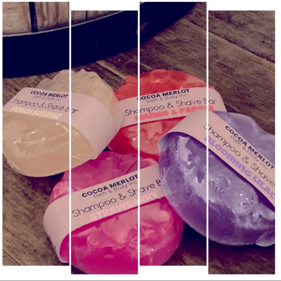 Shampoo & shave bar strawberry - Cocoa merlot - Picture 3 of 3